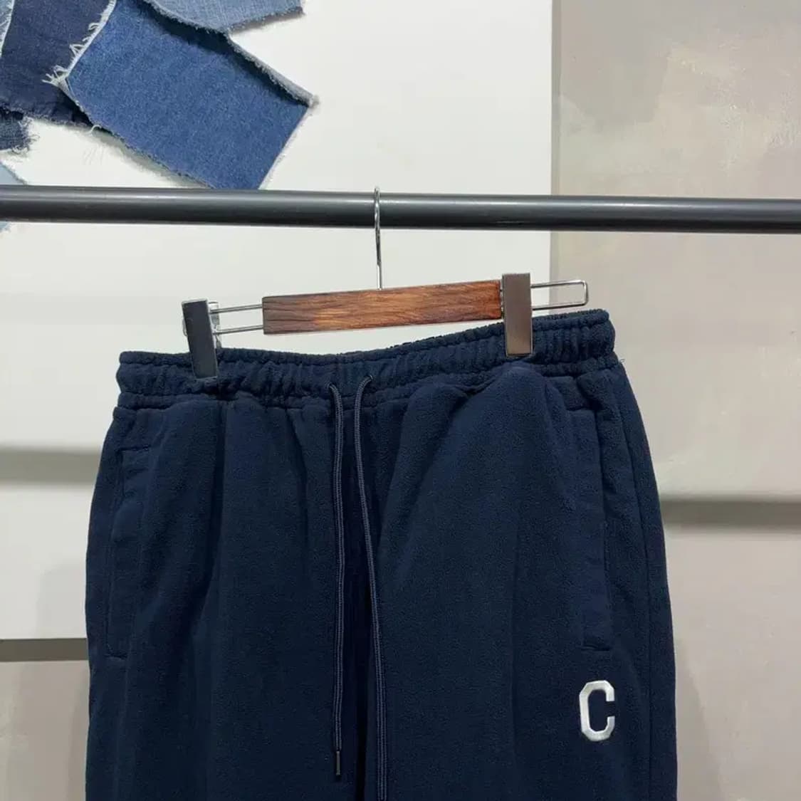 (32~34인치) 리복x커버낫 후리스 조거팬츠 바지 상품이미지7