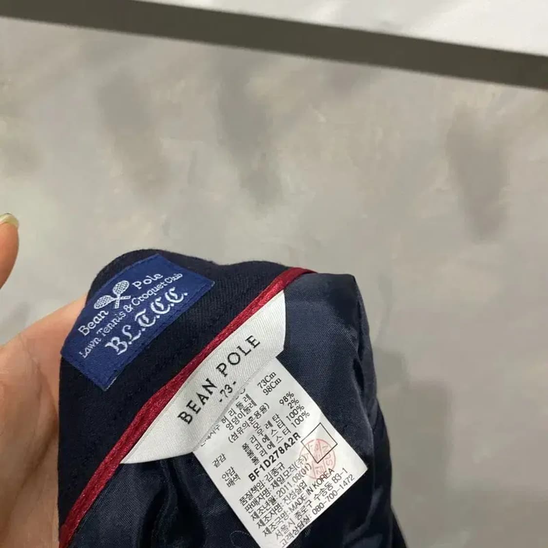 (29인치) 타미힐피거 여성 캐주얼 테니스 더블버튼 미디스커트 치마 상품이미지5