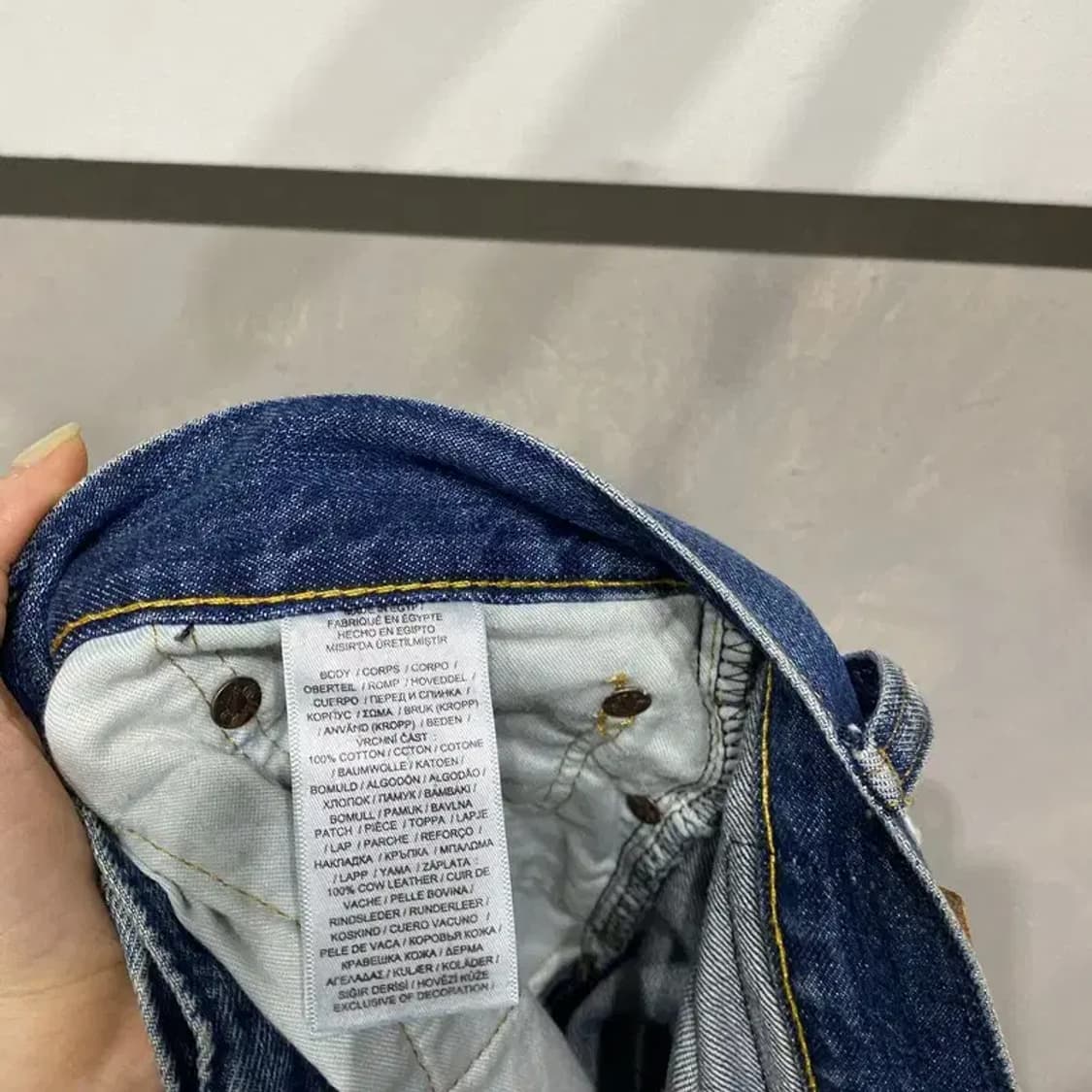 (30인치) 폴로 랄프로렌 디스트로이드진 진청바지 데님팬츠 상품이미지6