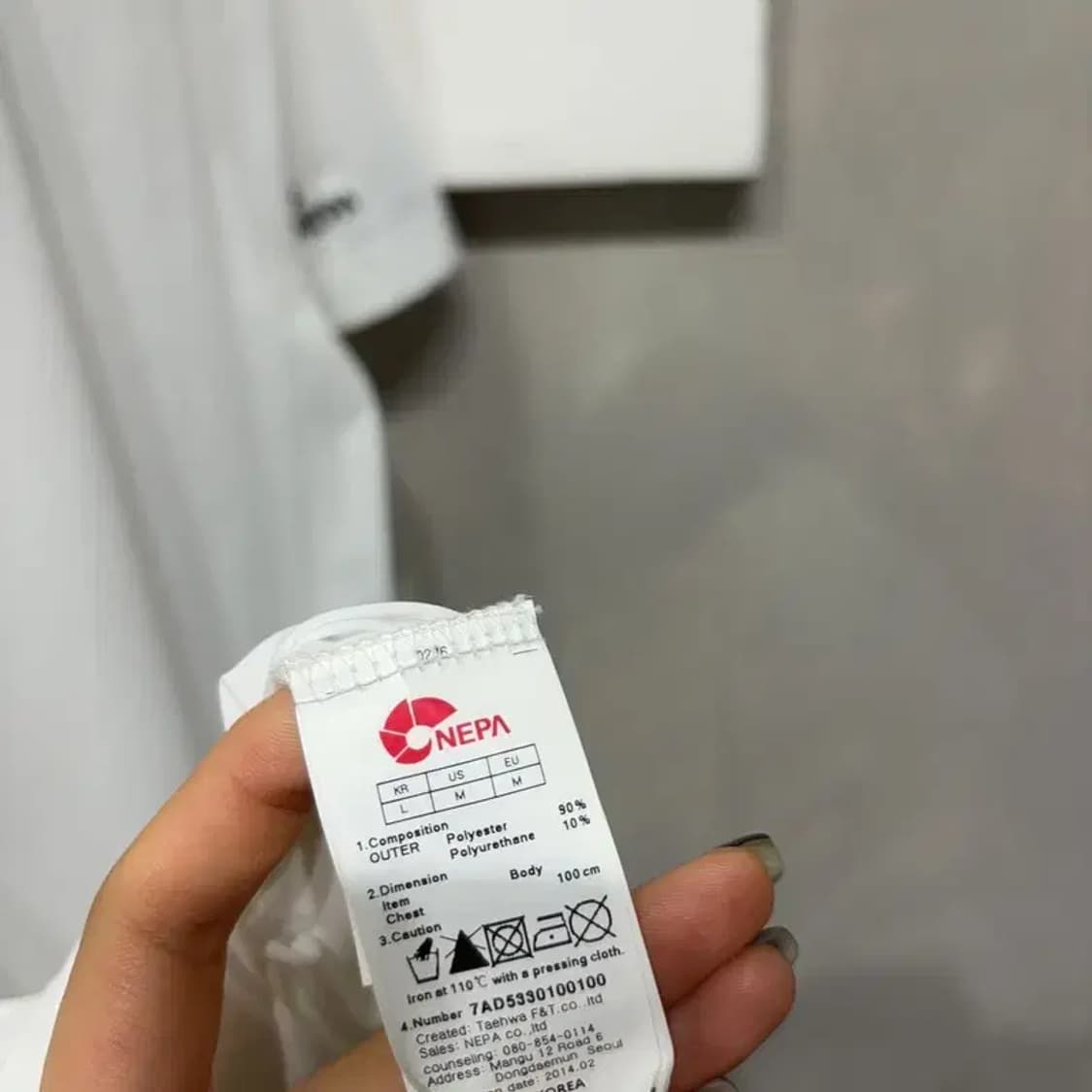 (100) 네파 아웃도어 등산 기능성 프린팅 쿨 반팔 티 상품이미지5