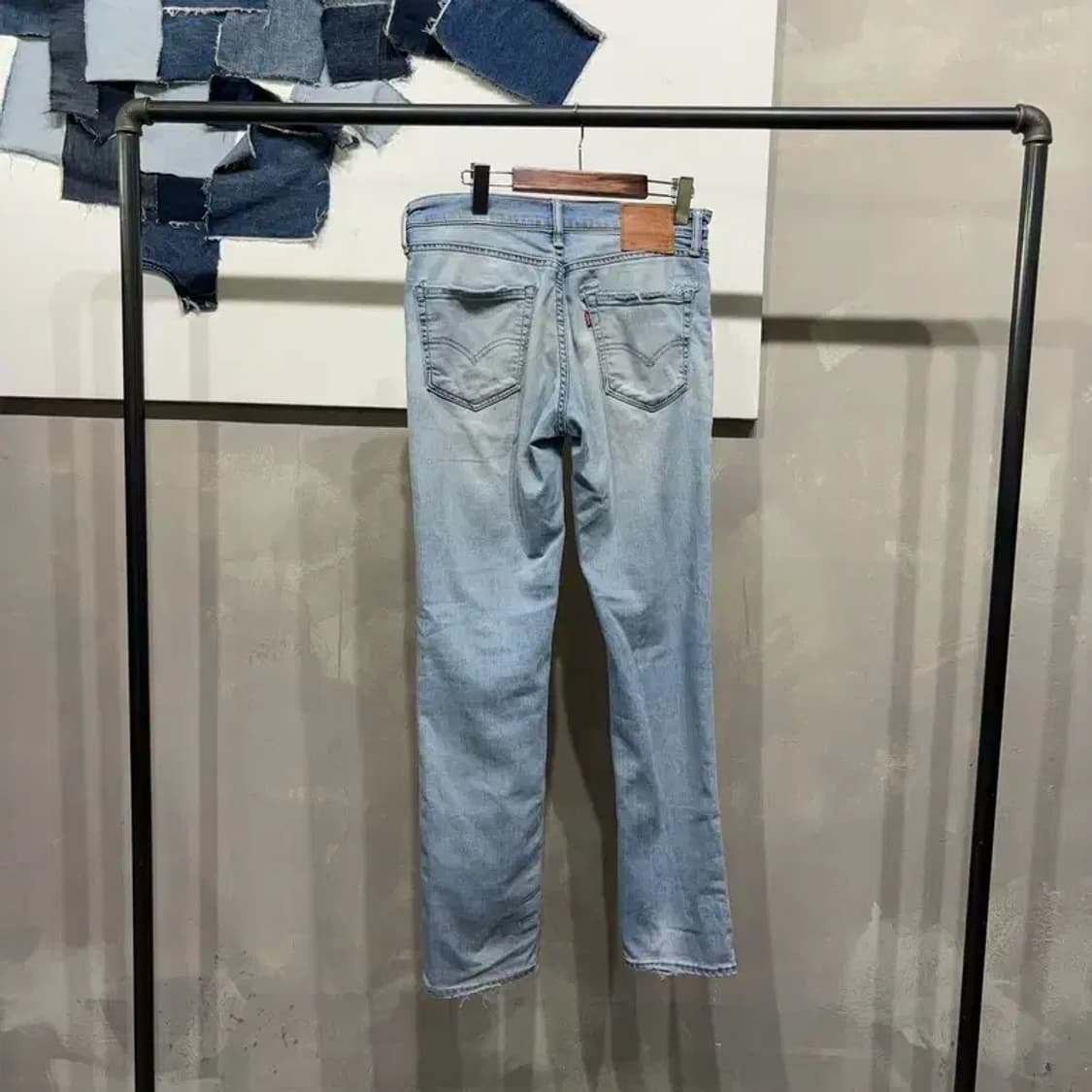 (32인치) 리바이스 511 스판 디스트로이드진 연청바지 데님팬츠 상품이미지3