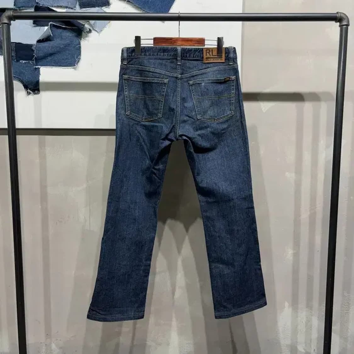 (30인치) 폴로진스 빈티지 워싱 스판 청바지 데님팬츠 상품이미지3