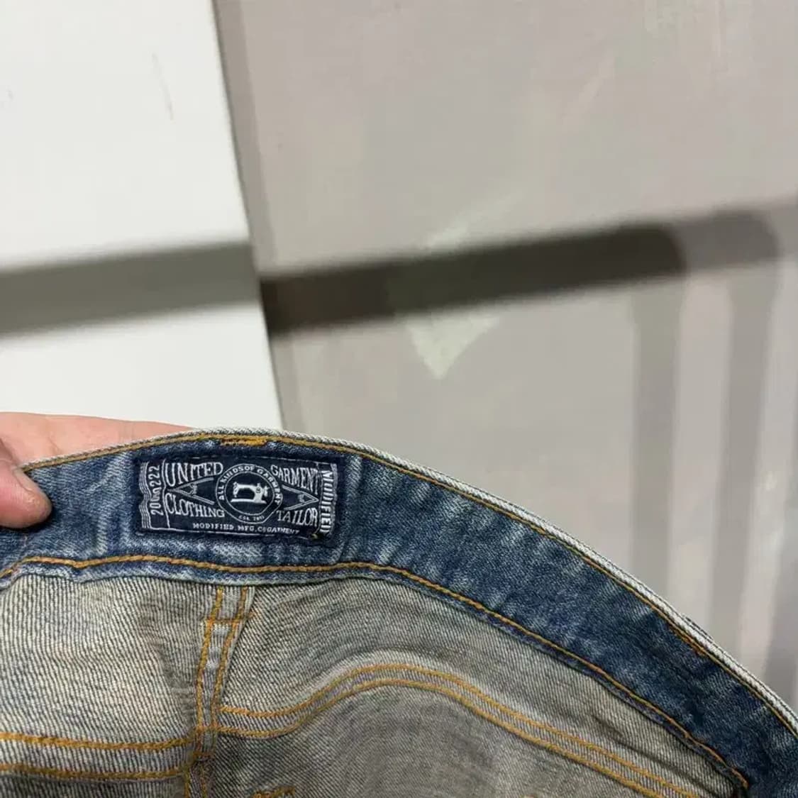 (30인치) 모디파이드 빈티지 스판 워싱 디스트로이드진 청바지 상품이미지5