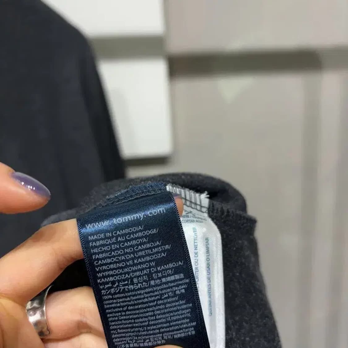 (105) 타미힐피거 캐주얼 클래식 자수 맨투맨 긴팔티 상품이미지5
