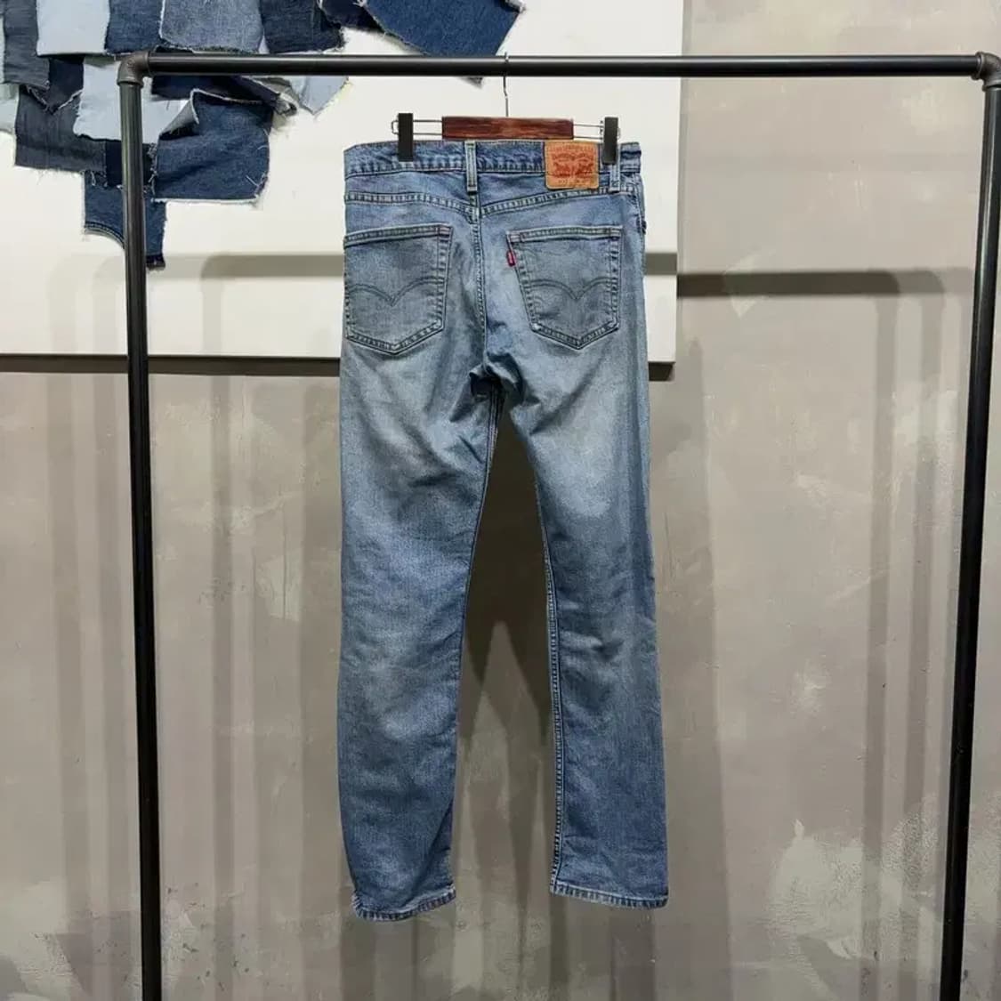 (32인치) 리바이스 511 빈티지 스판 디스트로이드진 청바지 상품이미지3