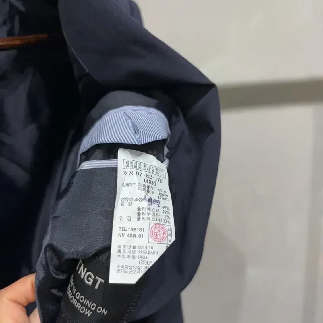 (95) TNGT 클래식 캐주얼 네이비 블레이저 자켓 상품이미지5