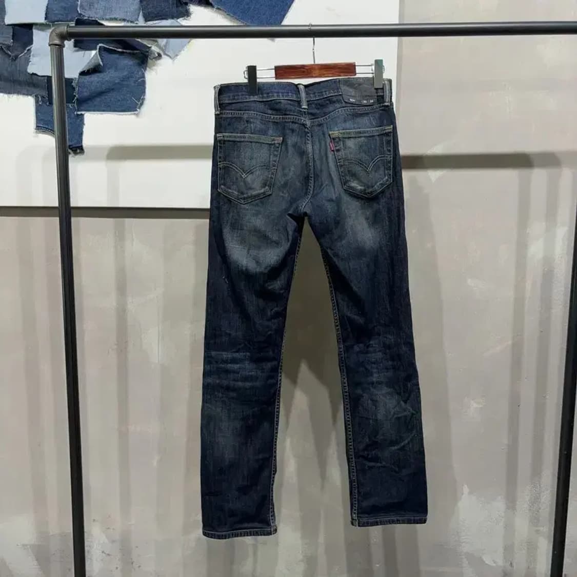 (30인치) 리바이스 504 빈티지 스판 워싱 청바지 데님팬츠 상품이미지3