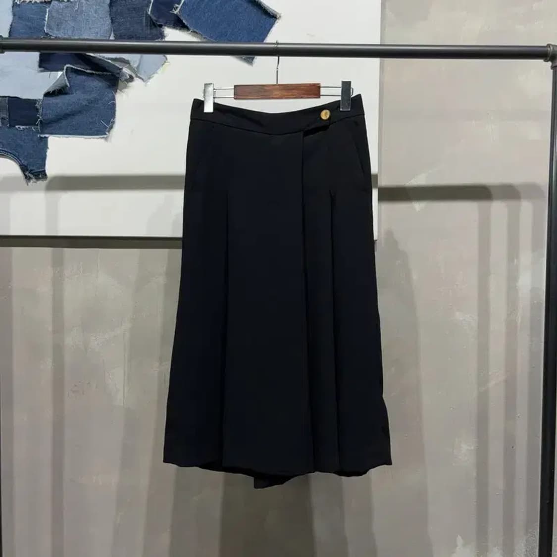 (26인치) 쉬스미스 여성 캐주얼 와이드핏 7부바지 팬츠 상품이미지1