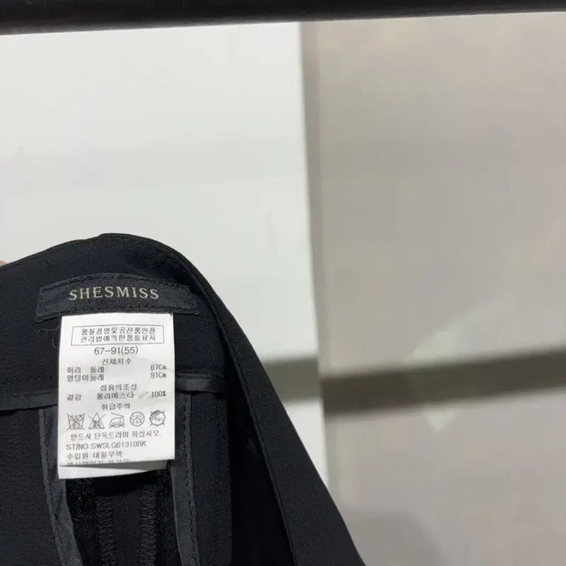 (26인치) 쉬스미스 여성 캐주얼 와이드핏 7부바지 팬츠 상품이미지5