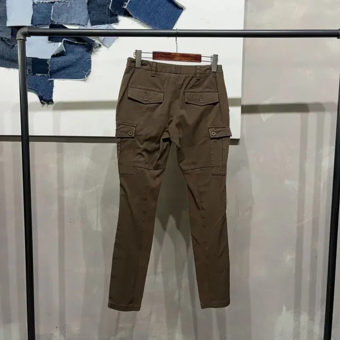 (27인치) 노스페이스 여성 화이트라벨 카고팬츠 면바지 상품이미지4