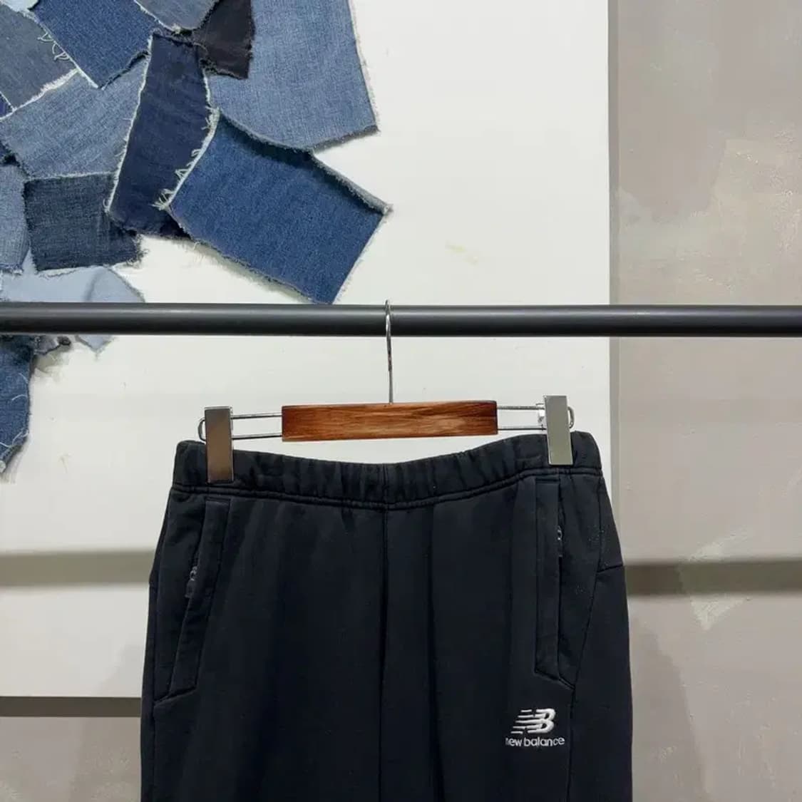(26~28인치) 뉴발란스 여성 운동 스포츠 밴딩 조거팬츠 바지 상품이미지2