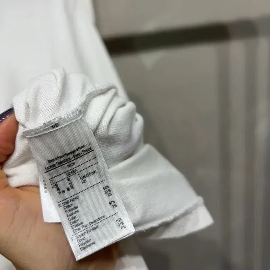 (105) 라코스테 캐주얼 클래식 반집업 반팔 PK 카라티 상품이미지5