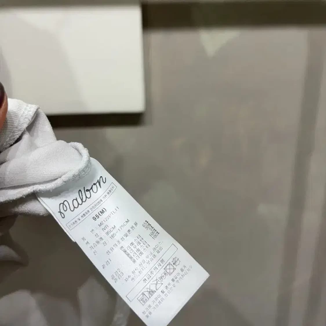 (95) 말본 골프 여성 크롭 카라 크롭 맨투맨 긴팔 티 상품이미지5