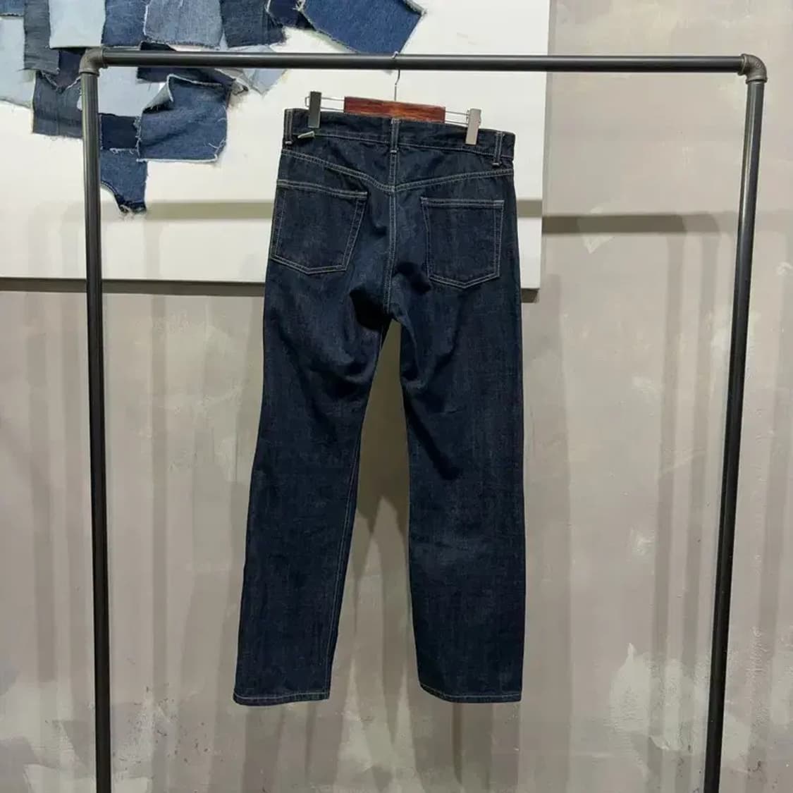 (30인치) 유니폼브릿지 캐주얼 생지 셀비지 진청바지 데님팬츠 상품이미지3