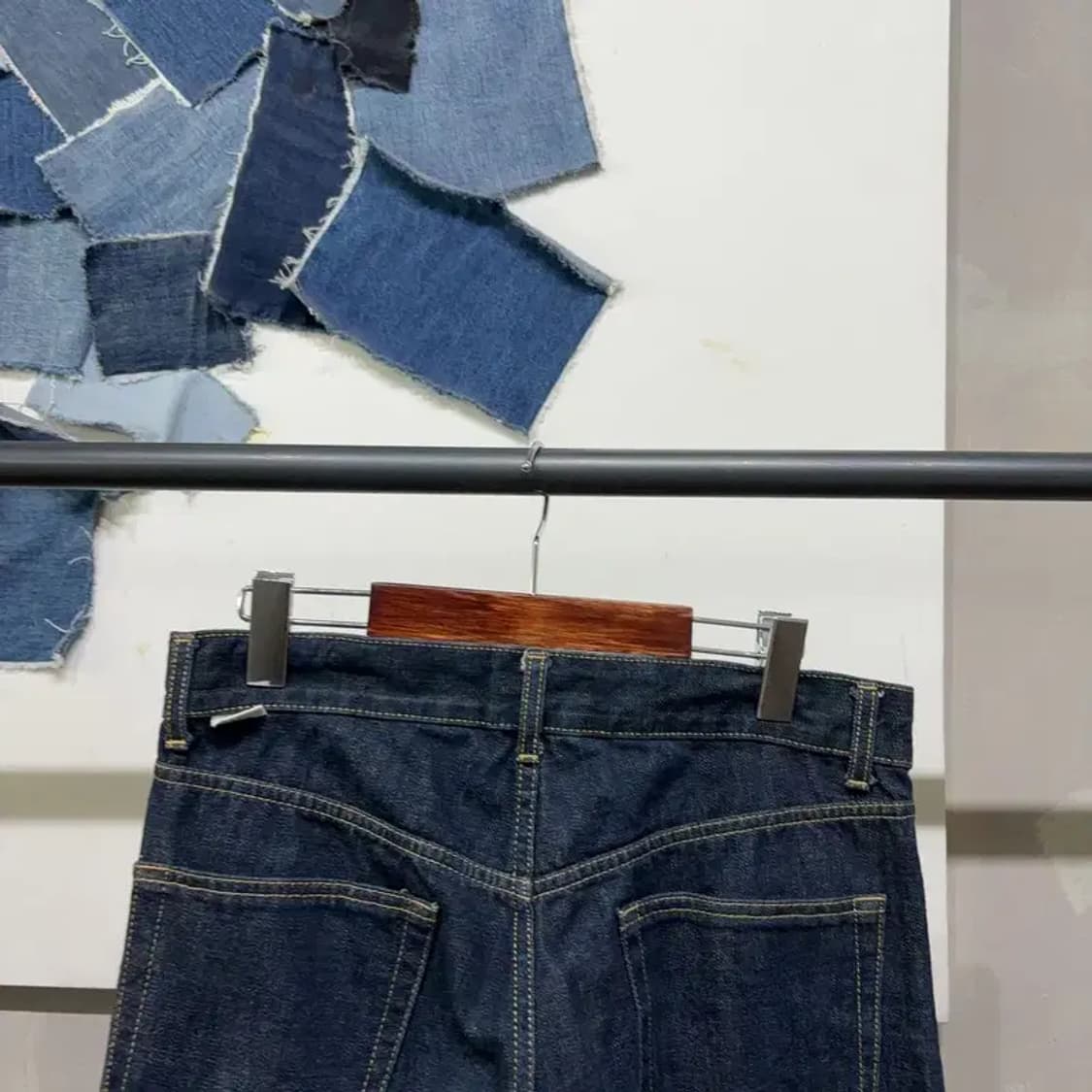 (30인치) 유니폼브릿지 캐주얼 생지 셀비지 진청바지 데님팬츠 상품이미지4