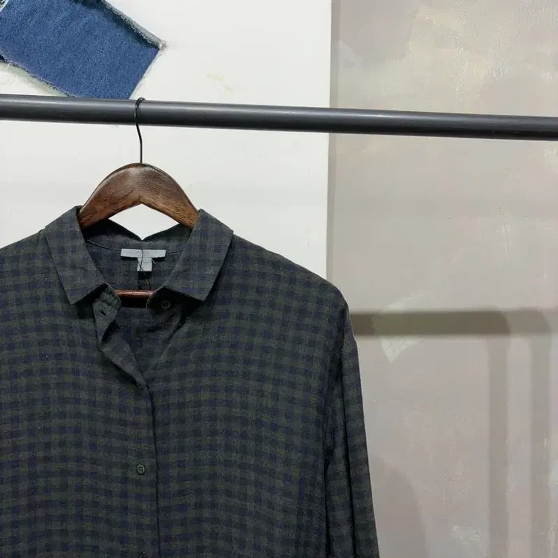 (95) 코스 COS 여성 캐주얼 비스코스 체크 셔츠 남방 상품이미지3