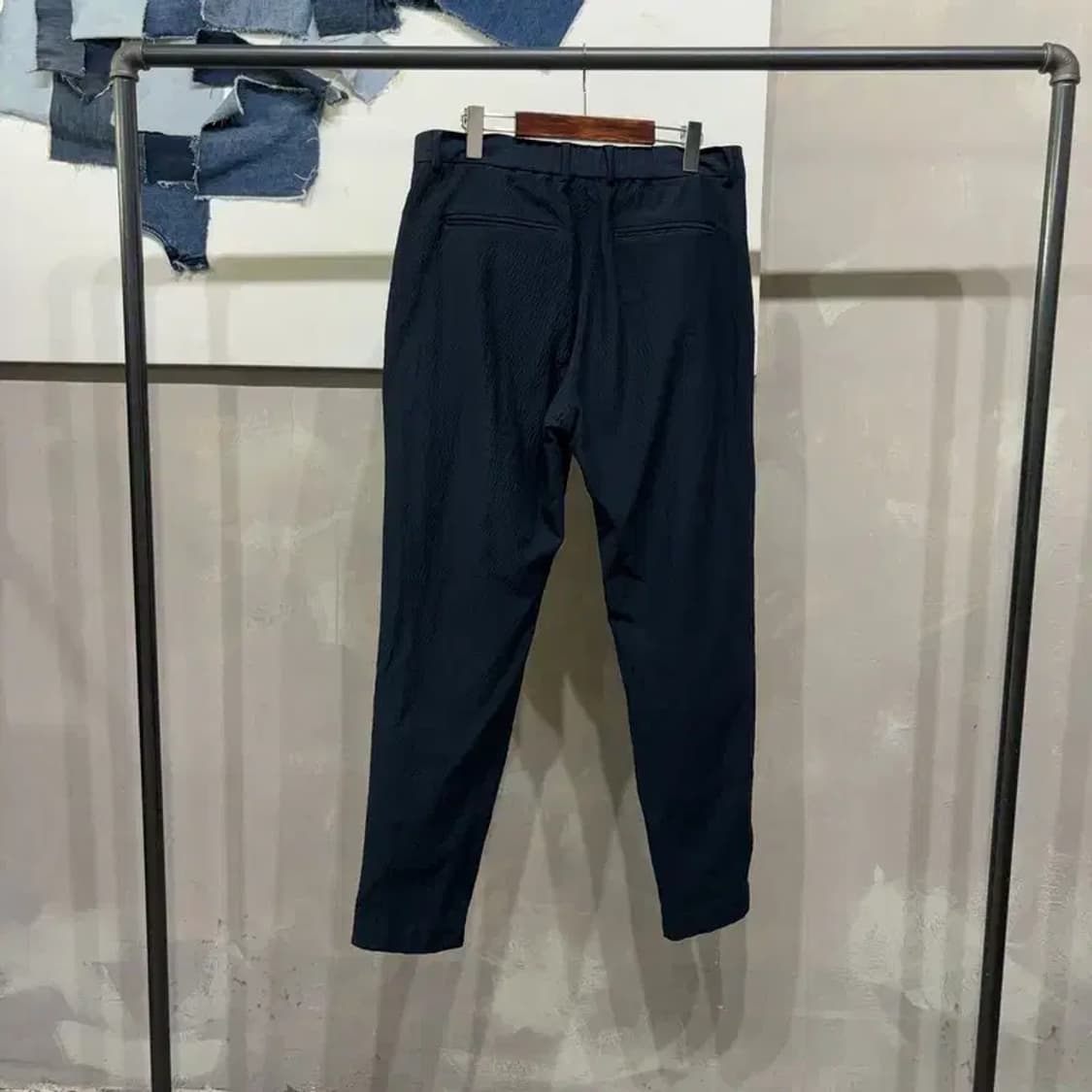 (32~34인치) 코스 COS 캐주얼 밴딩 시어서커 바지 팬츠 상품이미지3