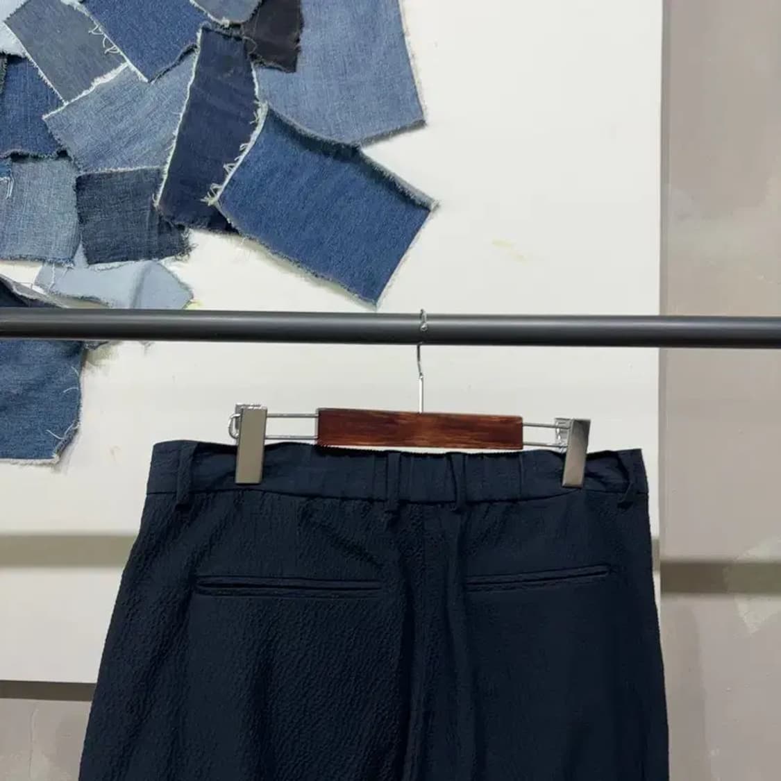 (32~34인치) 코스 COS 캐주얼 밴딩 시어서커 바지 팬츠 상품이미지4