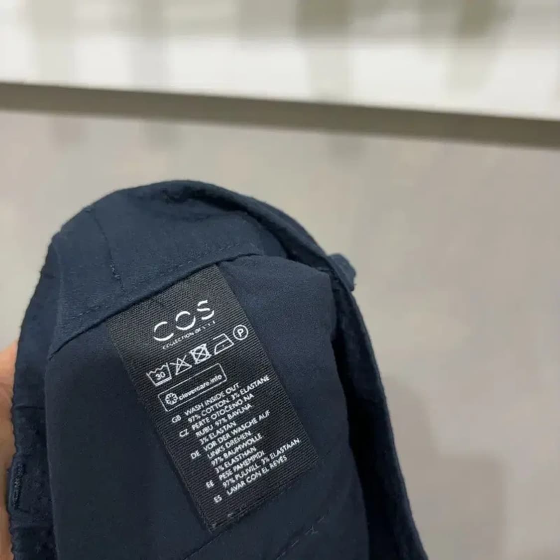 (32~34인치) 코스 COS 캐주얼 밴딩 시어서커 바지 팬츠 상품이미지5