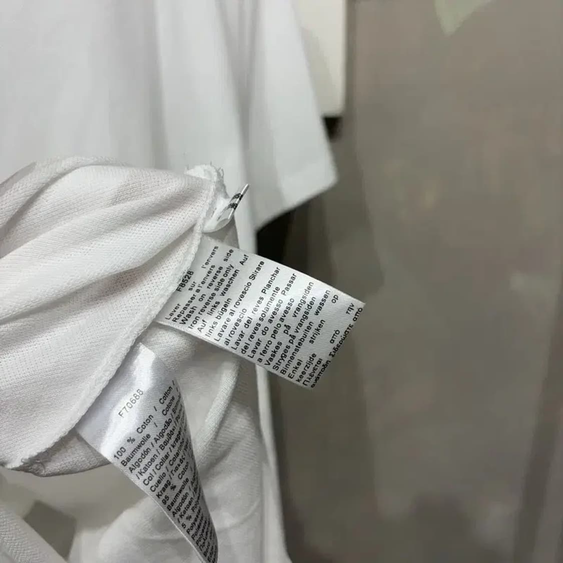 (100) 라코스테 캐주얼 클래식 자수 반팔 티 상품이미지5