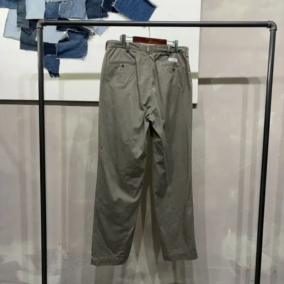 (34인치) 폴로 랄프로렌 캐주얼 투턱 면바지 코튼팬츠 상품이미지3