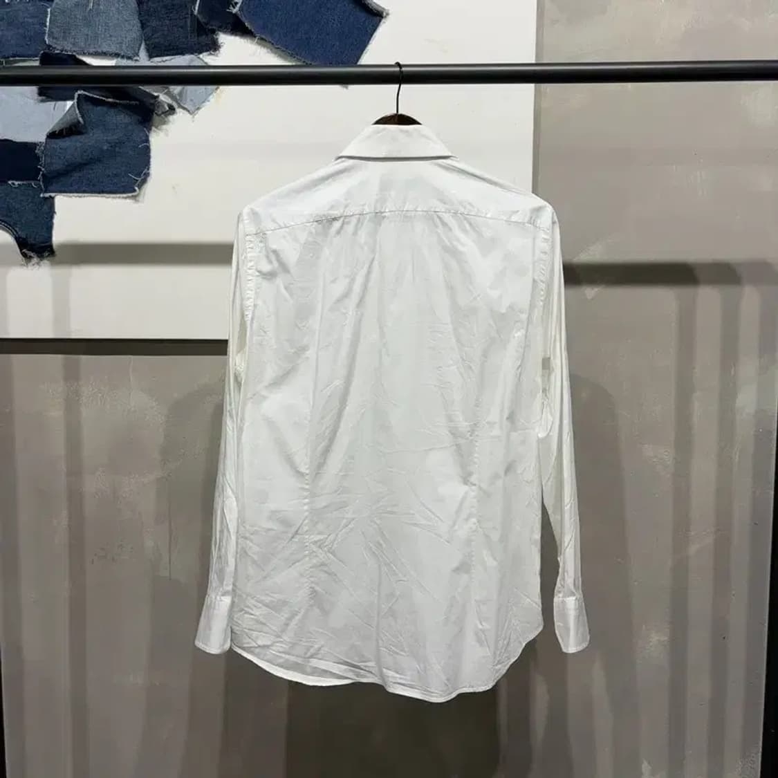 (100) 닥스 캐주얼 클래식 화이트 와이셔츠 남방 상품이미지4