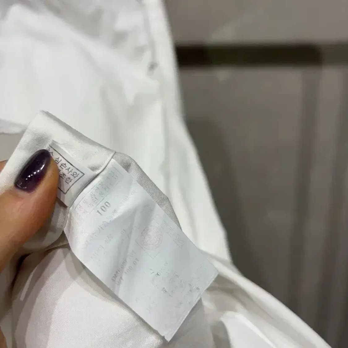 (100) 닥스 캐주얼 클래식 화이트 와이셔츠 남방 상품이미지5