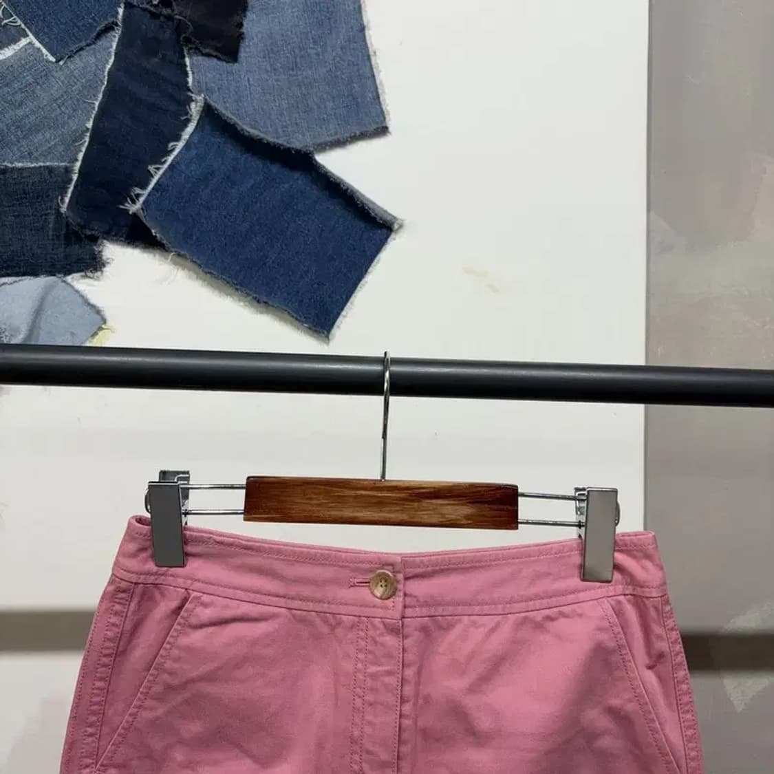 (25인치) 빈폴 여성 캐주얼 핑크 H라인 스커트 치마 상품이미지2