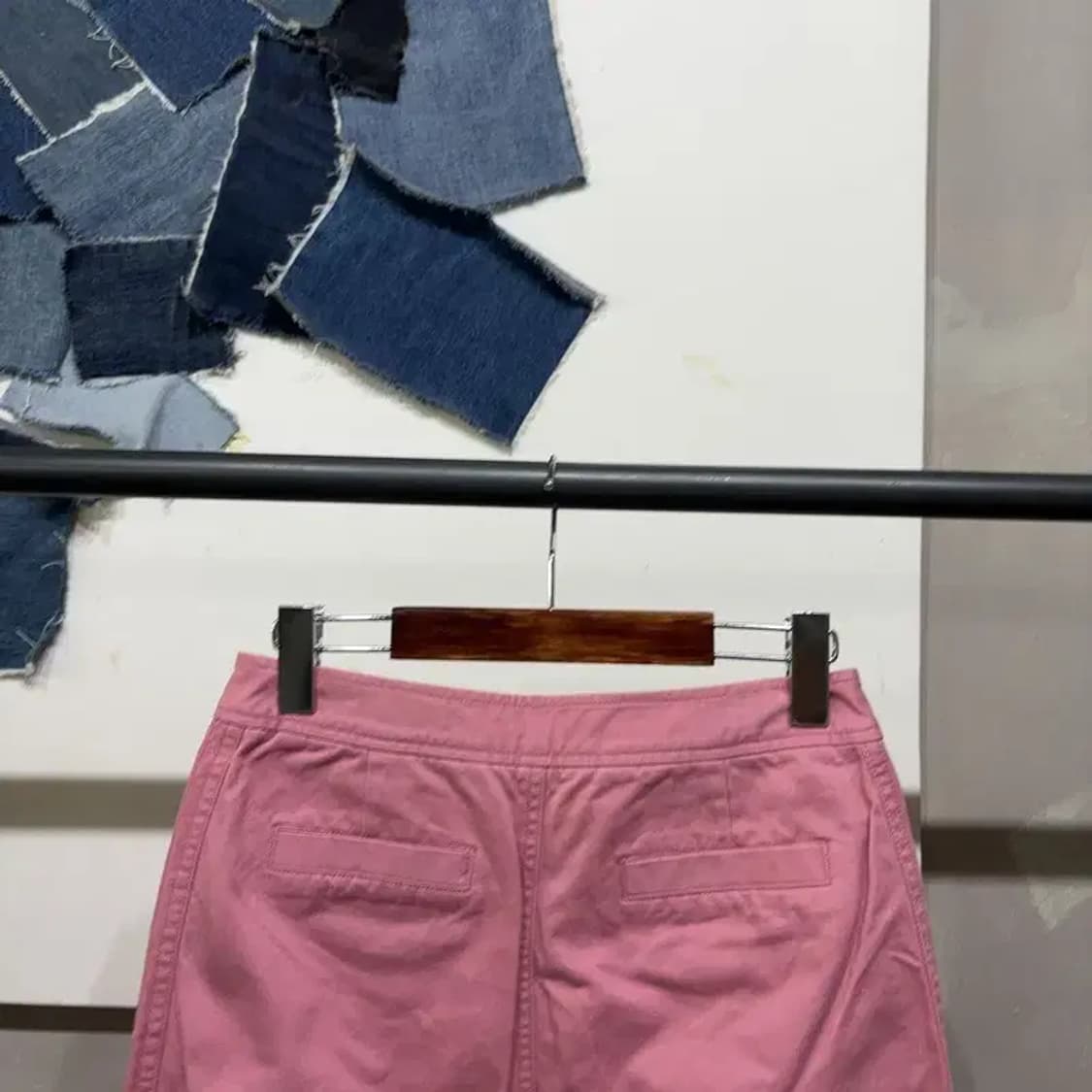 (25인치) 빈폴 여성 캐주얼 핑크 H라인 스커트 치마 상품이미지5