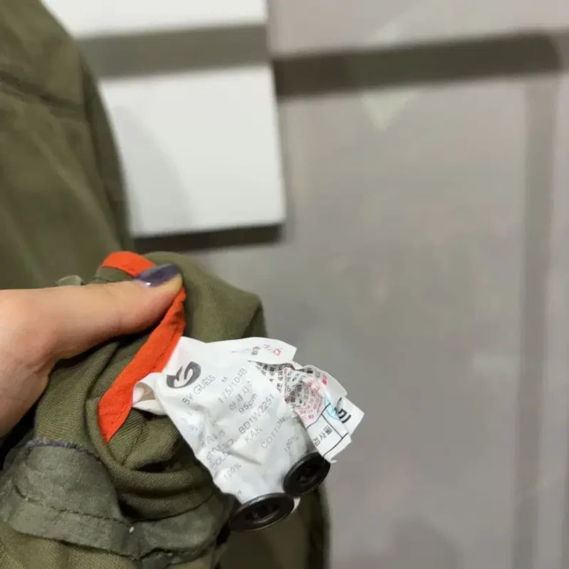 (95) 게스 밀리터리 캐주얼 야상 자켓 상품이미지5