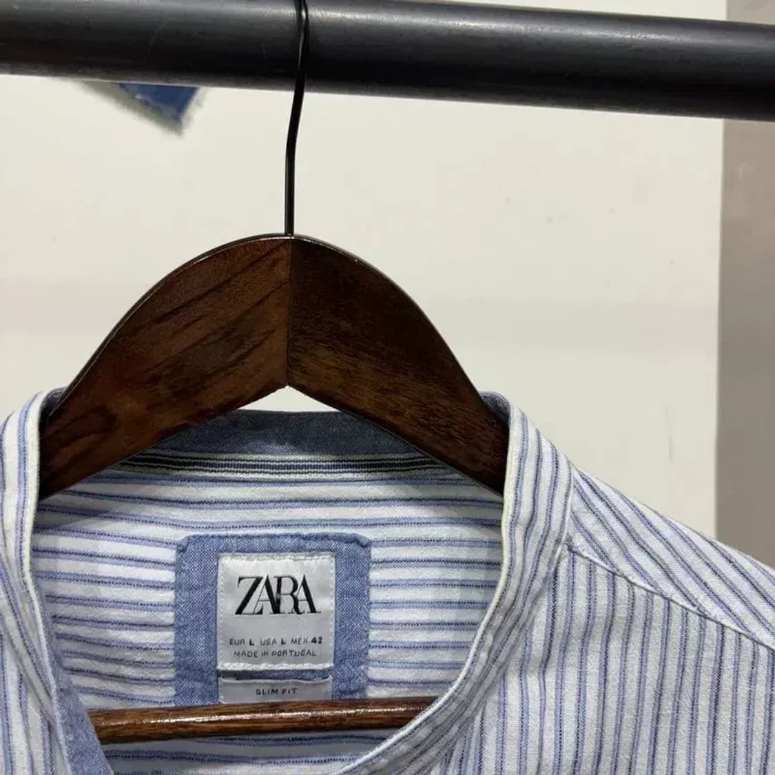 (105) 자라 ZARA 캐주얼 클래식 헨리넥 셔츠 남방 상품이미지2