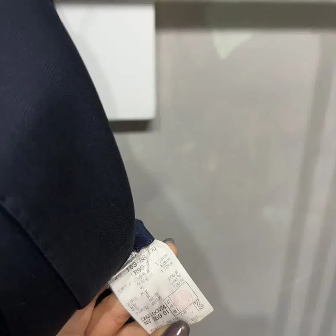 (100) 닥스 캐주얼 클래식 네이비 블레이저 자켓 상품이미지5