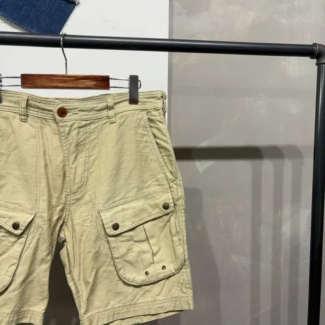 (34인치) 바버 헌팅 밀리터리 포켓 카고 반바지 상품이미지3
