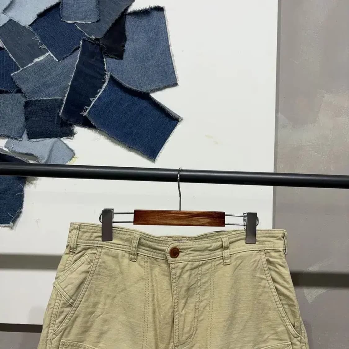 (34인치) 바버 헌팅 밀리터리 포켓 카고 반바지 상품이미지5