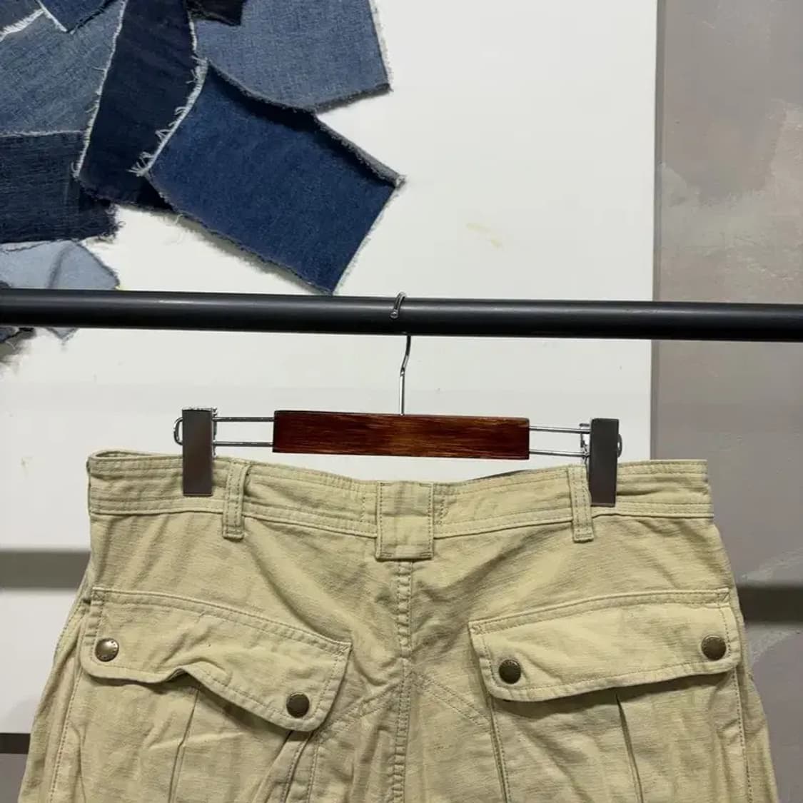 (34인치) 바버 헌팅 밀리터리 포켓 카고 반바지 상품이미지6