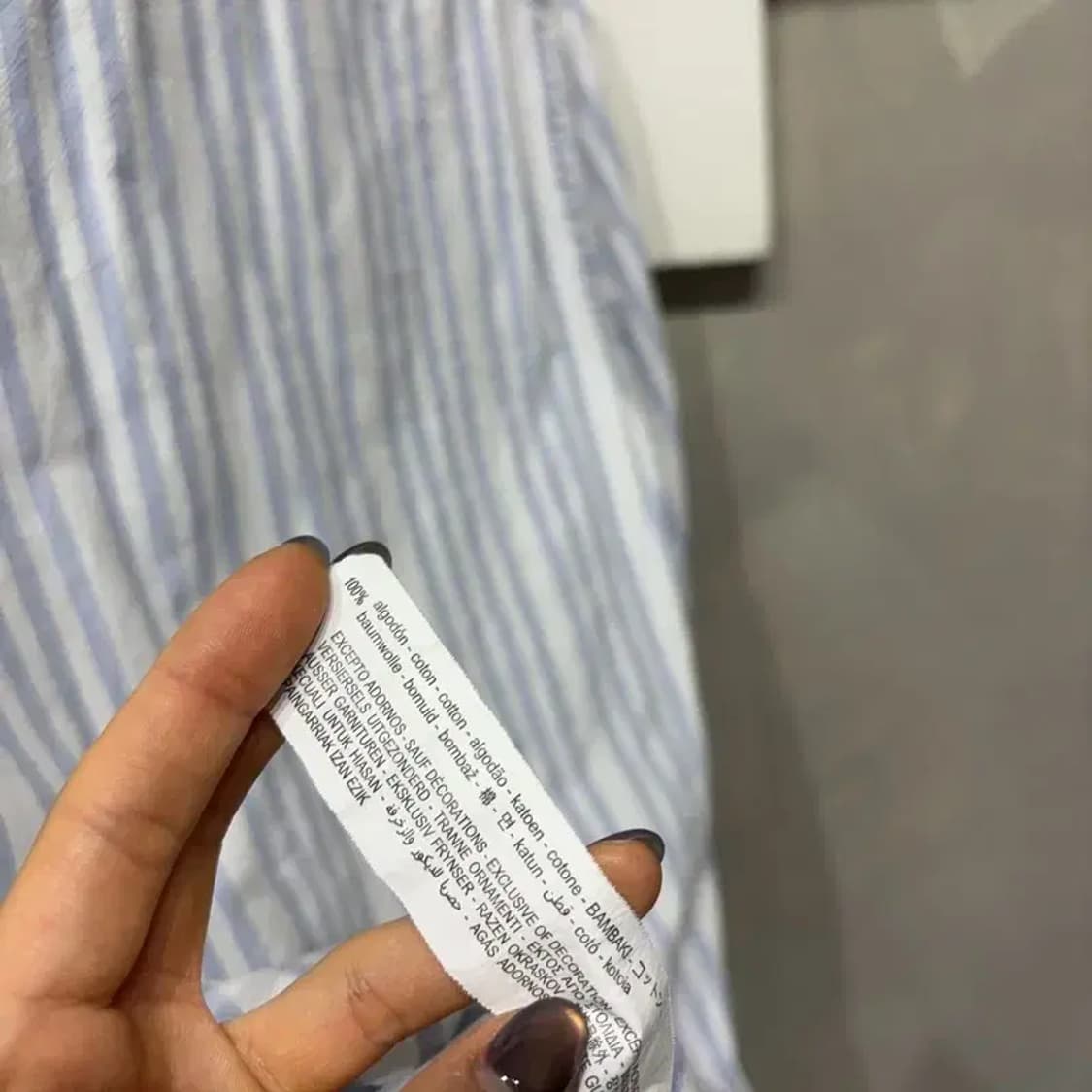(100) 자라 ZARA 캐주얼 스트라이프 헨리넥 셔츠 남방 상품이미지5