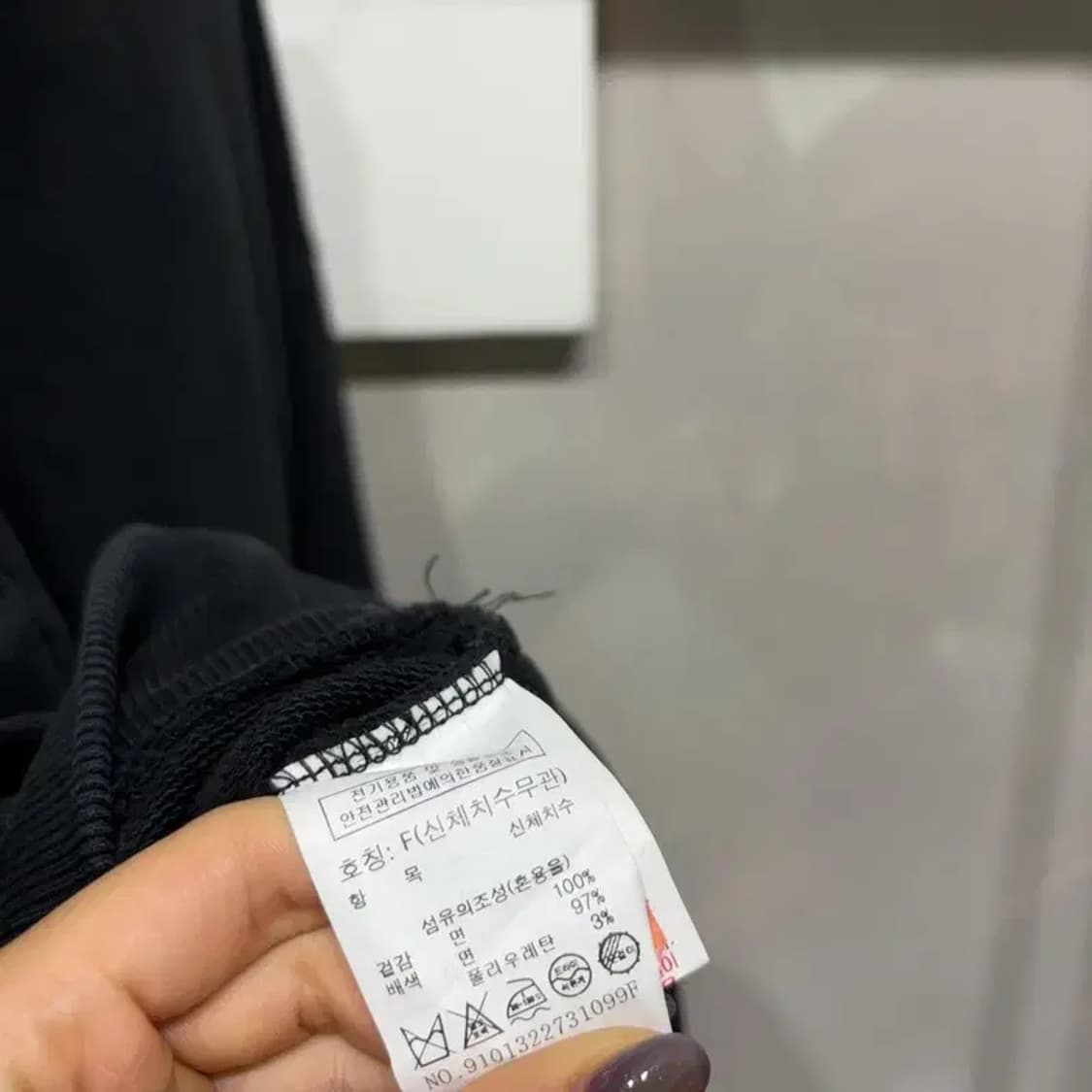 (F) 스튜디오톰보이 여성 캐주얼 프린팅 크롭 맨투맨 긴팔티 상품이미지5