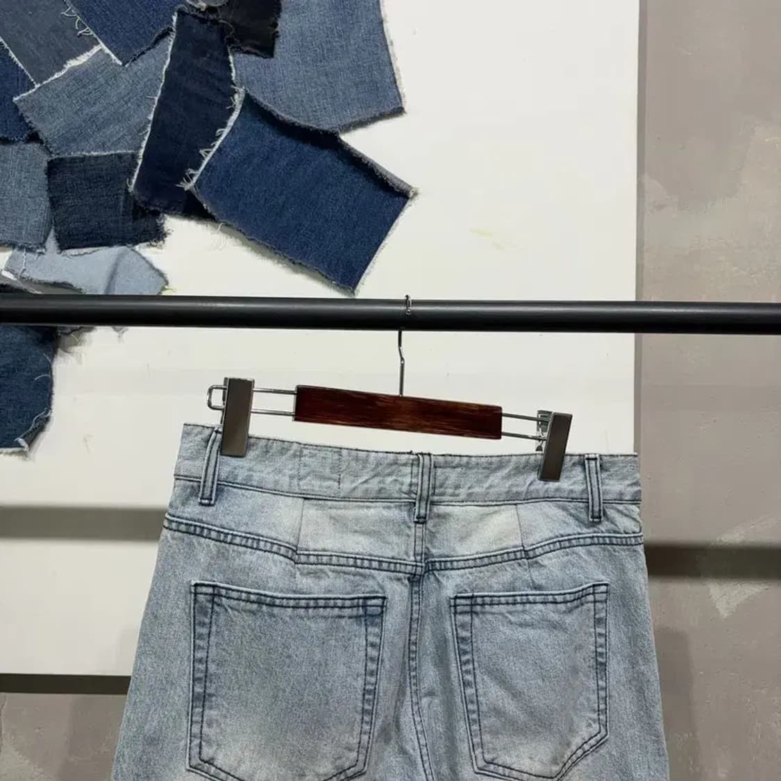 (30인치) 바나나리퍼블릭 캐주얼 9부 연청바지 데님팬츠 상품이미지2