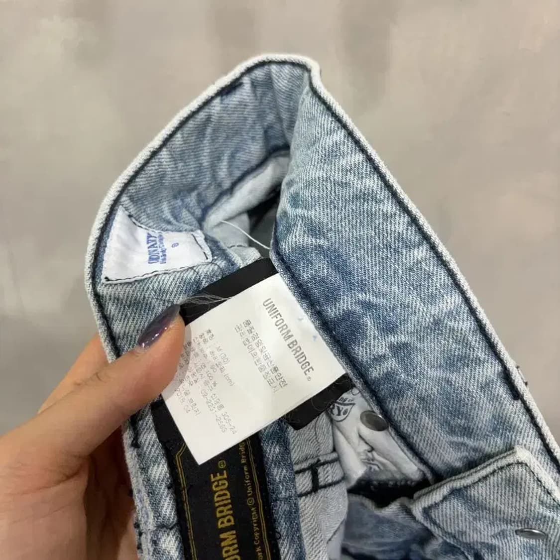 (30인치) 바나나리퍼블릭 캐주얼 9부 연청바지 데님팬츠 상품이미지5