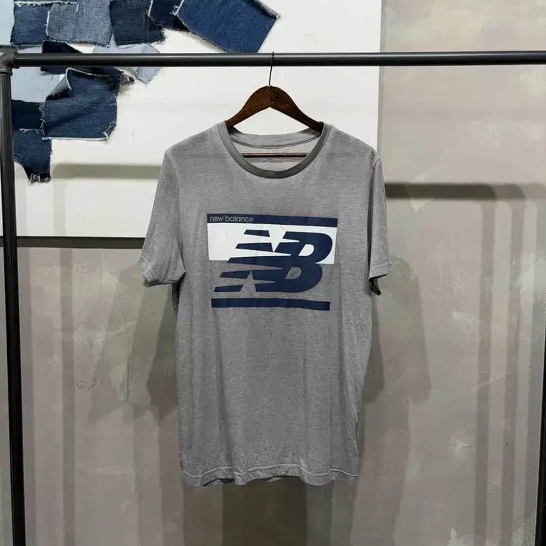 (105) 뉴발란스 캐주얼 프린팅 반팔 티 상품이미지1