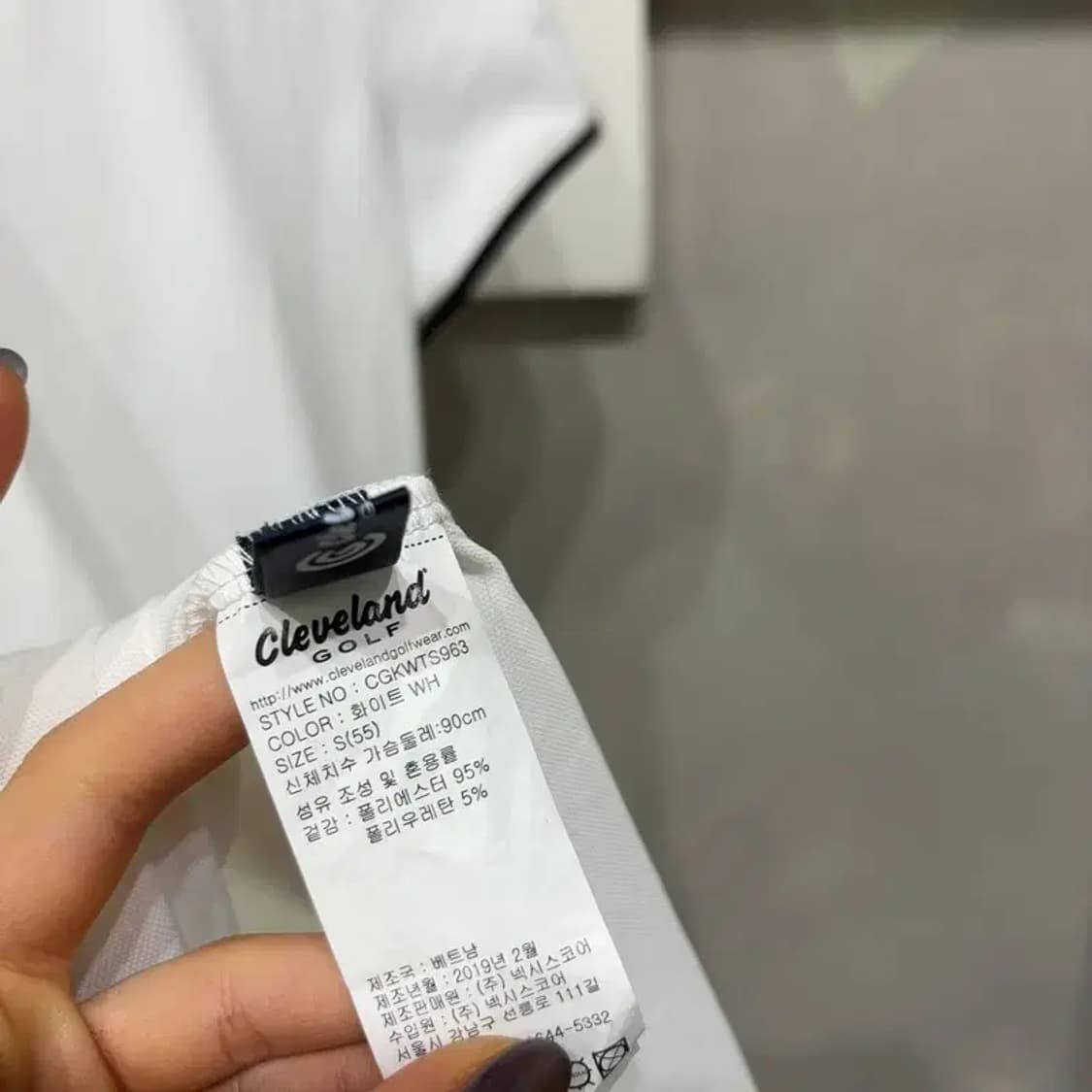 (90) 클리브랜드 여성 골프 기능성 반팔 PK 카라티 상품이미지5