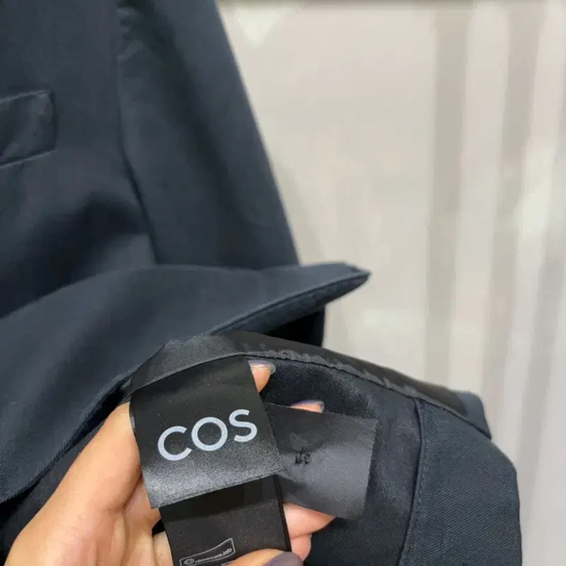 (105) 코스 COS 캐주얼 미니멀리즘 네이비 블레이저 자켓 상품이미지5