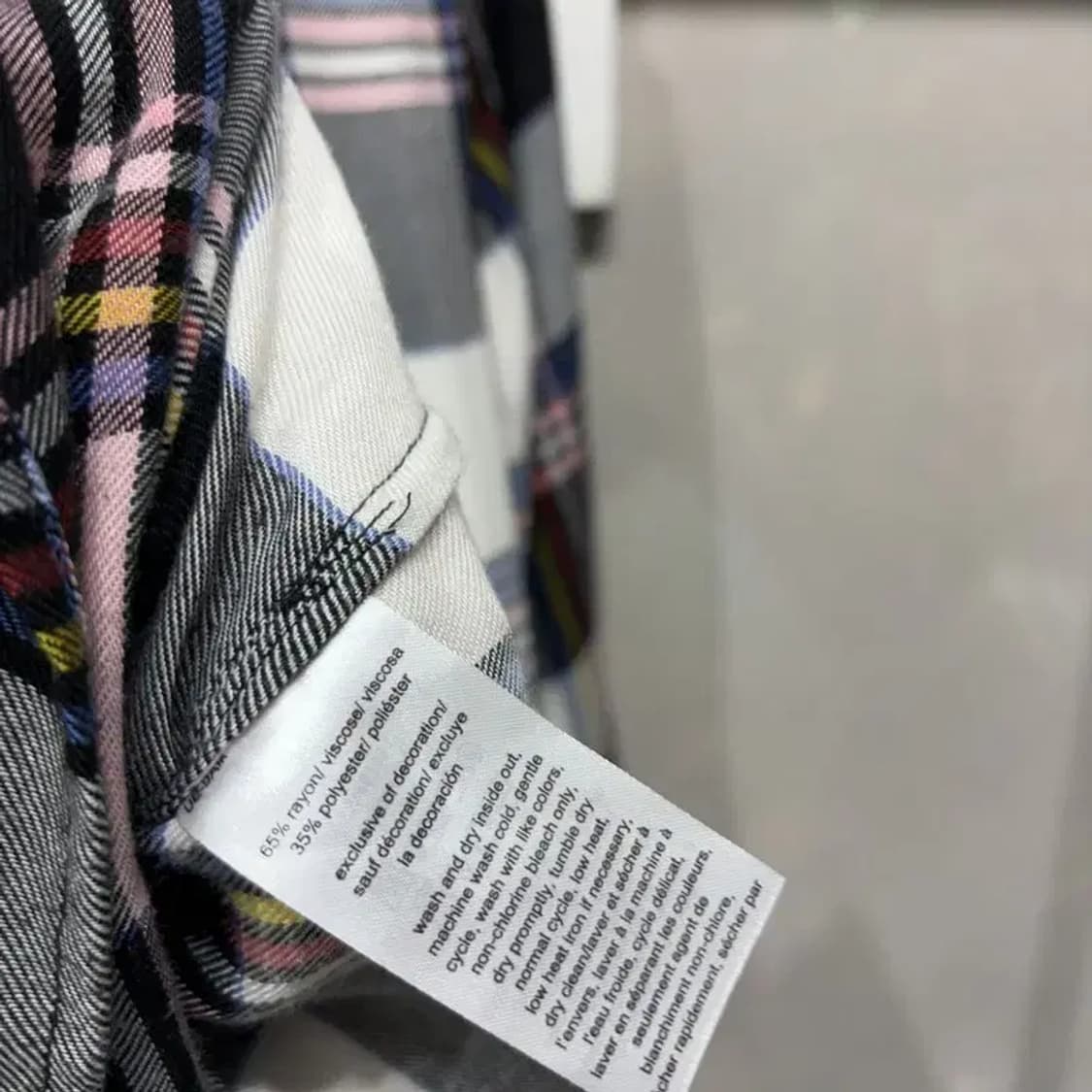 (95) 타미힐피거 여성 캐주얼 체크 반집업 셔츠 상품이미지5