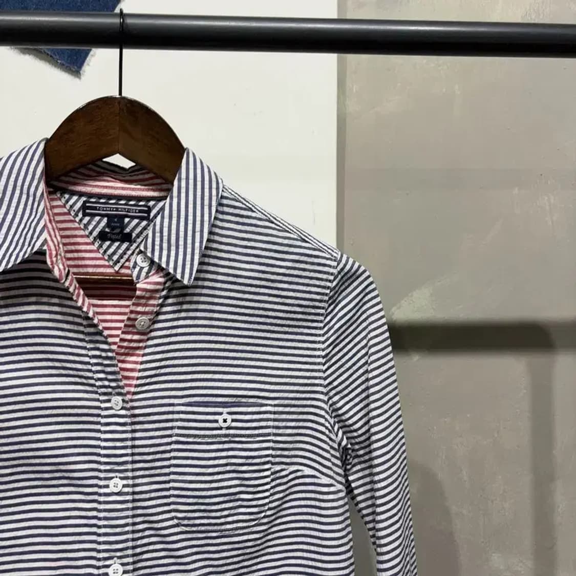 (90) 타미힐피거 여성 스트라이프 셔츠 블라우스 상품이미지3