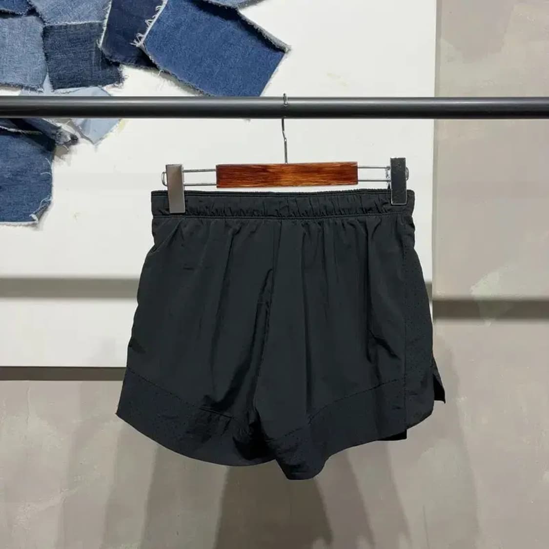 (24~25인치) 나이키 여성 드라이핏 스포츠 밴딩 반바지 상품이미지3