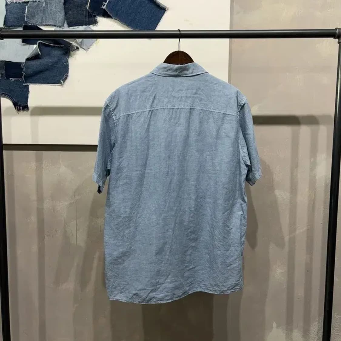 (105) 버커루 캐주얼 린넨 반팔셔츠 남방 상품이미지4
