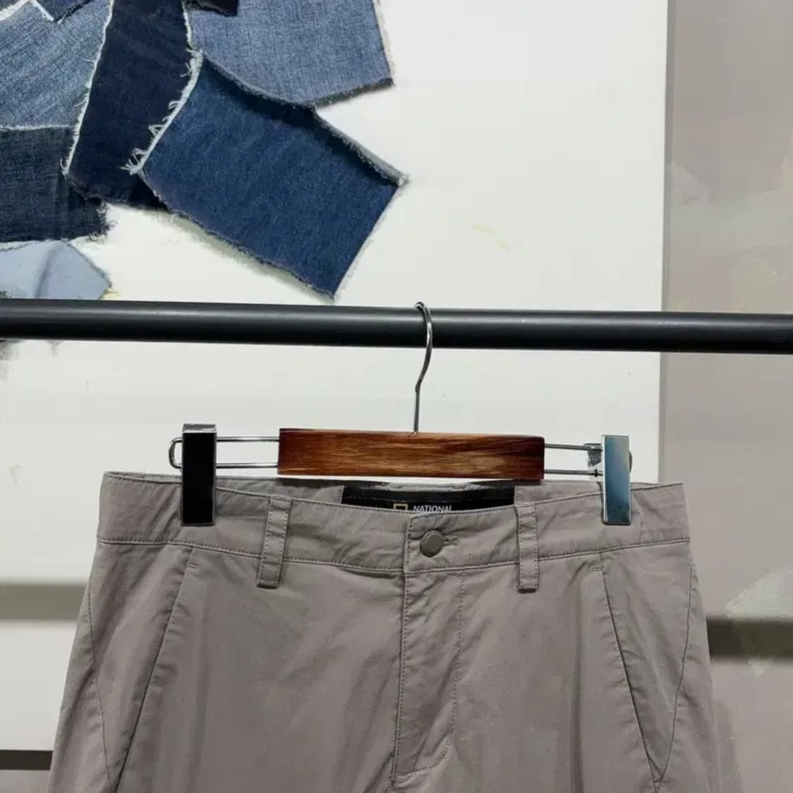 (28인치) 내셔널지오그래픽 여성 아웃도어 와펜 면바지 치노팬츠 상품이미지2