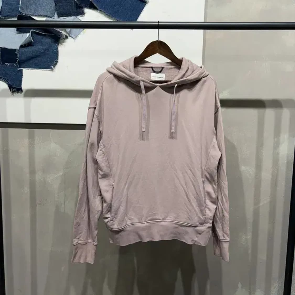 (95) 클럽모나코 캐주얼 무지 후드티 상품이미지1