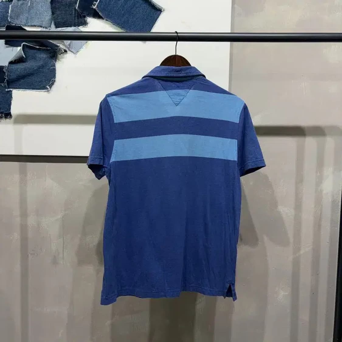 (95) 타미힐피거 캐주얼 클래식 투톤 반팔카라티 상품이미지4