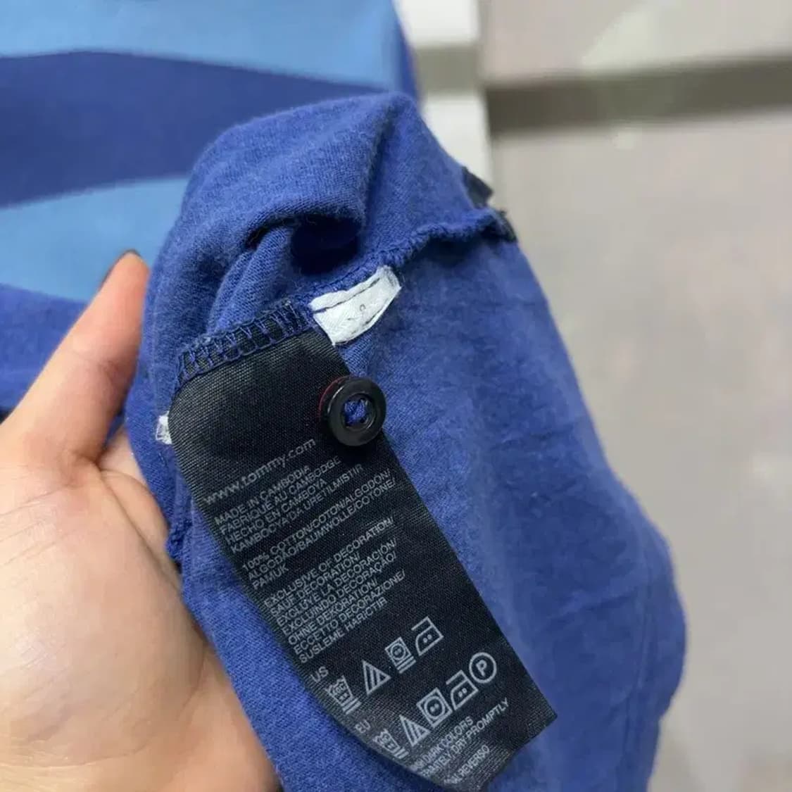 (95) 타미힐피거 캐주얼 클래식 투톤 반팔카라티 상품이미지5